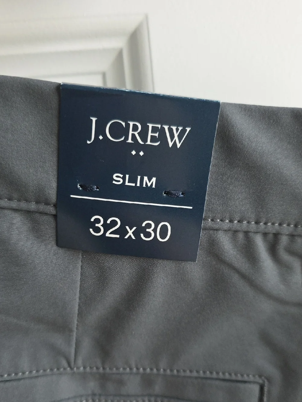 J. Crew Tech Pants Slim Flex Grey Chinos 32 X 30 G069
